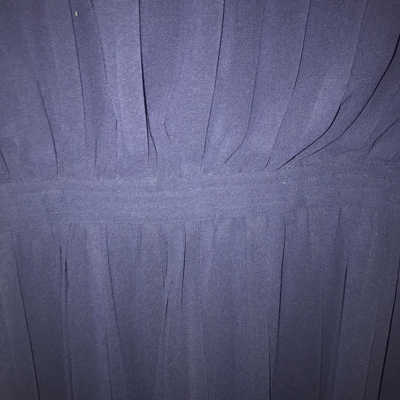 J Crew Pleated Dress 16 in navy - Picture 12 of 14
